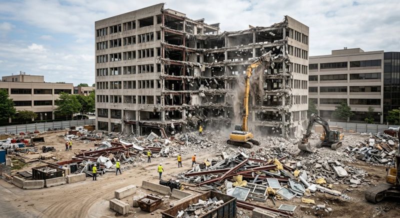 Apartment Demolition in Sacramento, CA