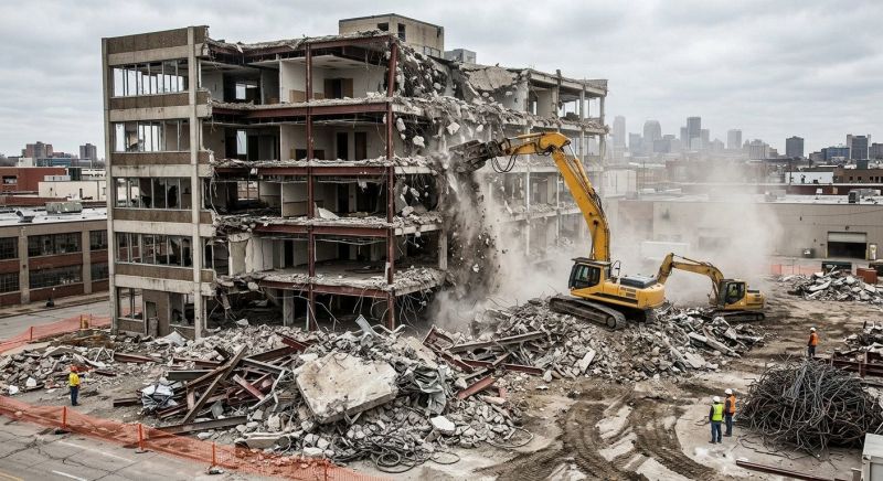 Commercial Site Demolition in Bergen County, NJ