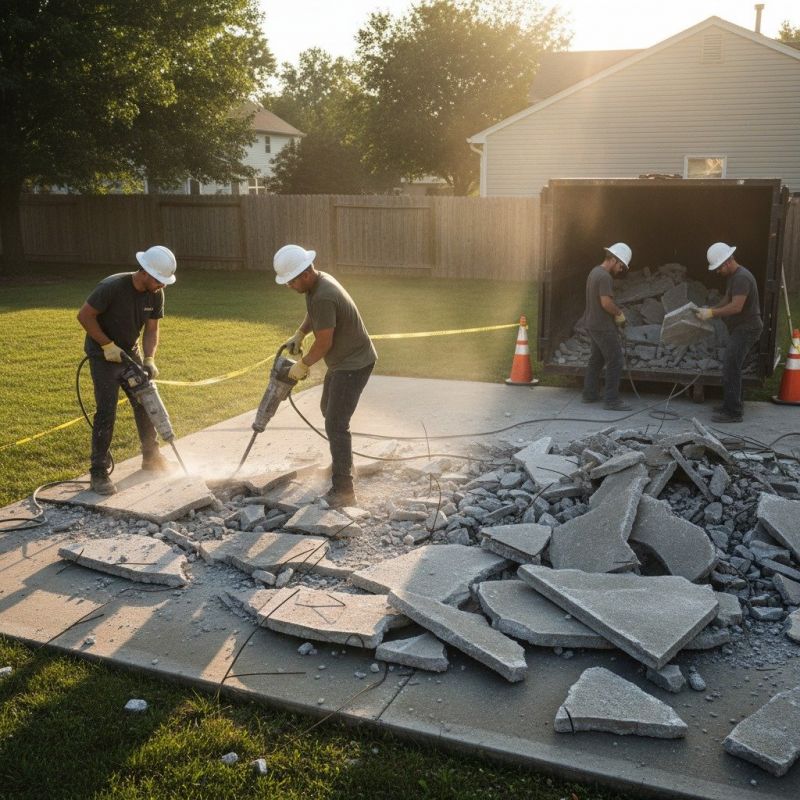 Concrete Steps Demolition in Bergen County, NJ
