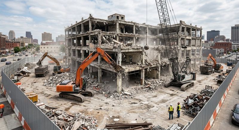 Industrial Demolition in Sacramento, CA