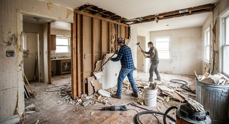 Interior Renovation Demolition in Sacramento, CA