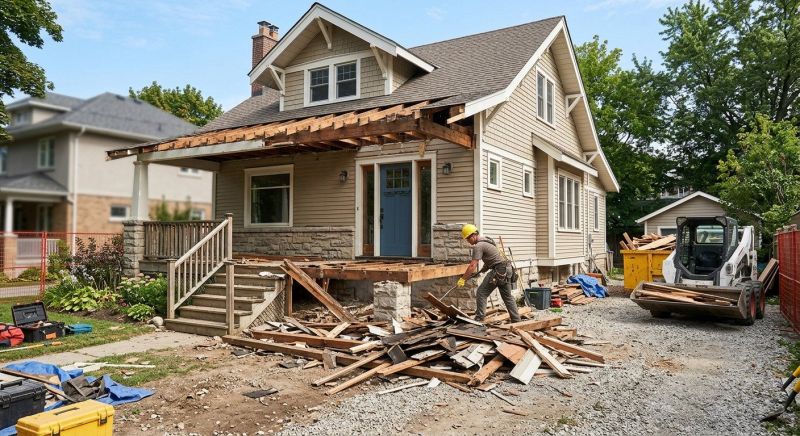 Terrace Demolition in Bergen County, NJ